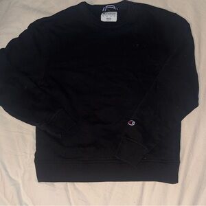 Champion Classic Black Crewneck Sweater